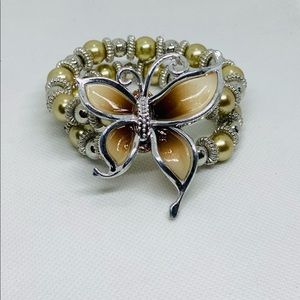 Butterfly gorgeous double bracelet